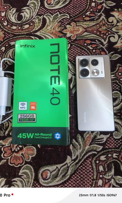 Infinix Note 40 With Accessories