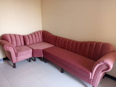 L shaped 7 seater sofa
