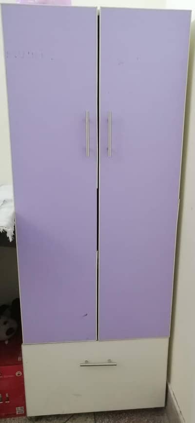 kids bunk bed with cupboard and stairs