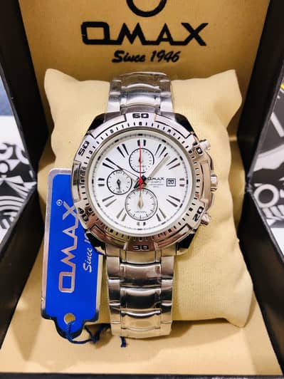OMAX ORIGINAL-WITH ALL PACKING-NEW WATCH-QUARTZ-SEIKO CITIZEN CASIO