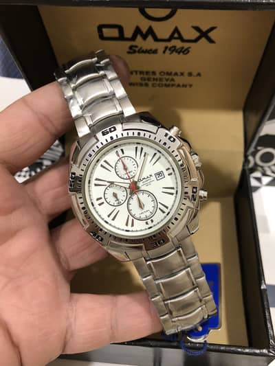 OMAX ORIGINAL-WITH ALL PACKING-NEW WATCH-QUARTZ-SEIKO CITIZEN CASIO