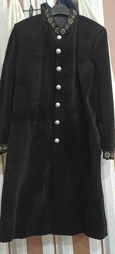 black dress for groom with shoes