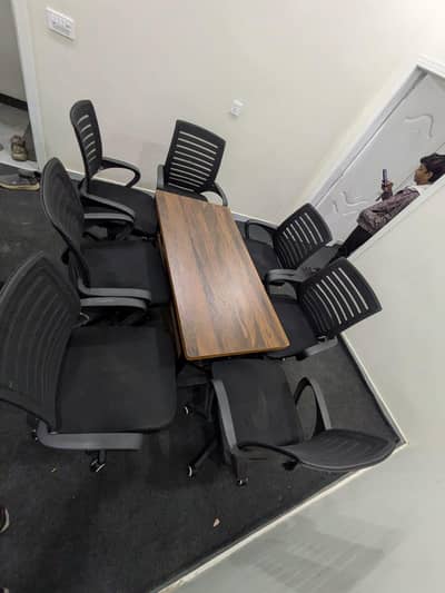 1 Table plus 7 chairs