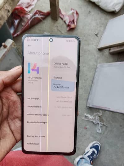 Redmi note 10 pro 8/128 PTA Approved hai exchange possible