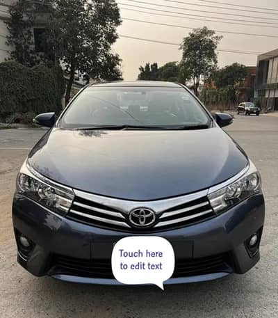 Toyota Corolla Altis Grande CVT-i 1.8 model 2015 strong blue