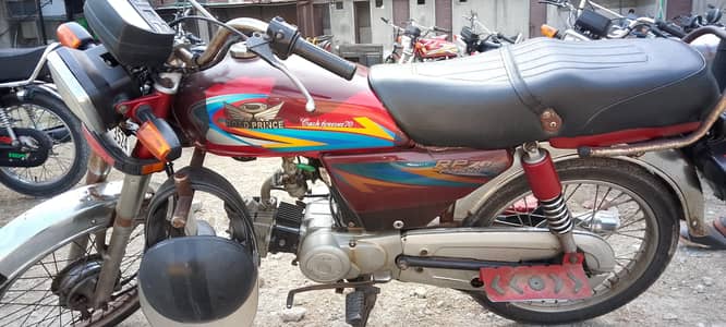 all okay hai good raining total bike original hai