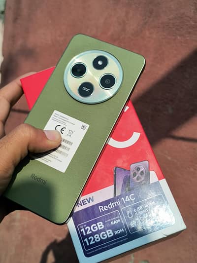 Redmi 14c 6+6/128 full box charger condition 10/10 New