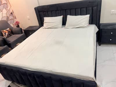 Double Bed Dressing mattress coffee chair set Standing Merrior