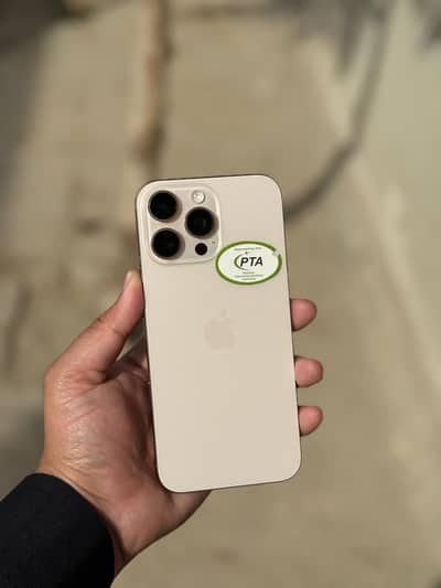 Iphone 16 pro max 512GB PTA Approved physical+esim