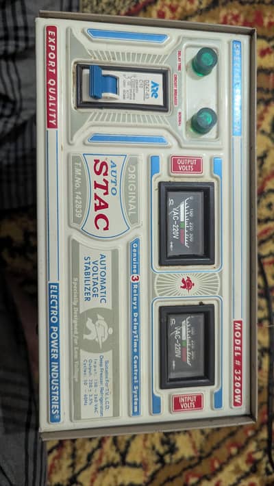 STAC Original 3200W Automatic Voltage Stabilizer – Heavy Duty