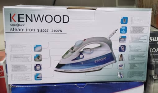 KENWOOD STEAM IRON WITH SHAWER MODEL ST-8027 GALA SALE O32O6465IO5