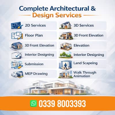 Architecture & Design Services | 2D/3D, Floor Plan & Interior
