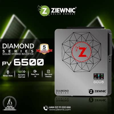 Ziewnic Diamond Series PV 6500 Solar Hybrid Inverter