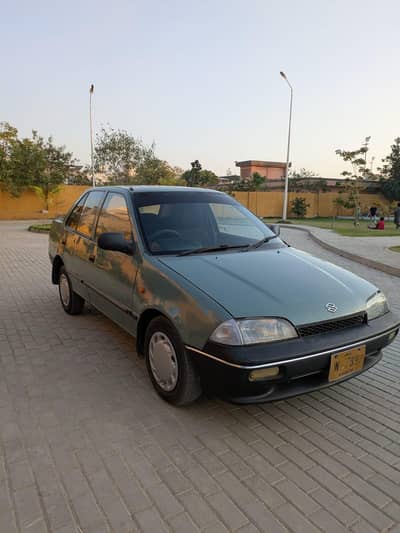 Suzuki margala   Model Green Sedan W-7837 Karachi Number