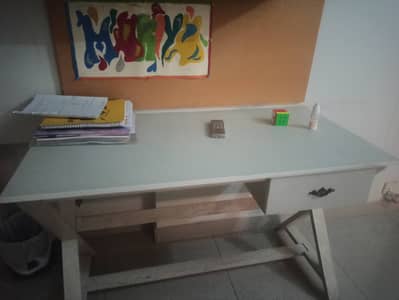 Study table, centre table, rocking chair