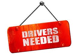 DRIVER REQUIRED 0
