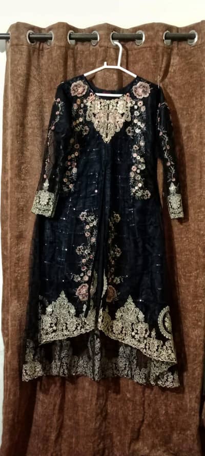 black tale design frock