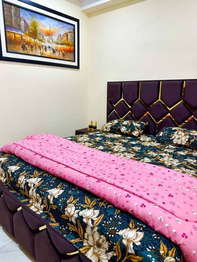 Two bedroom furnish apartment for rent available Gulberg green Islamabad