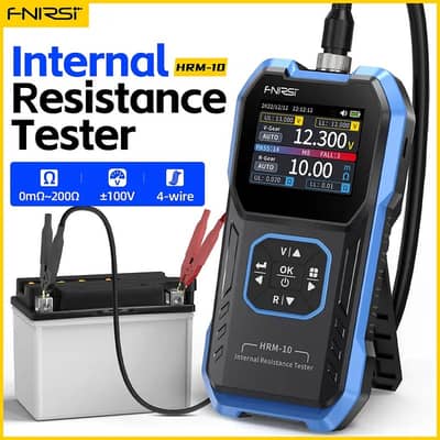HRM-10 FNIRSI BATTERY VOLTAGE INTERNAL RESISTANCE TESTER