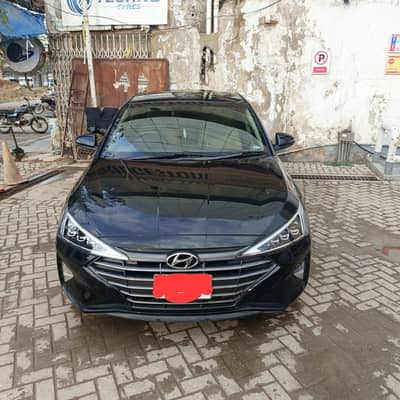 Hyundai Elantra GLS 2022/2023 FOR SALE BLACK COLOUR