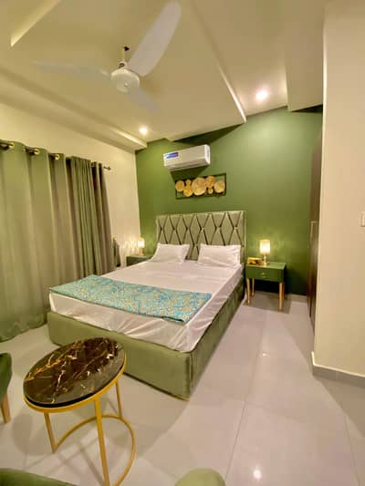 2 Bed Luxury Furnished Apartment Available For Rent In Zarkon Heights G-15 Islamabad.