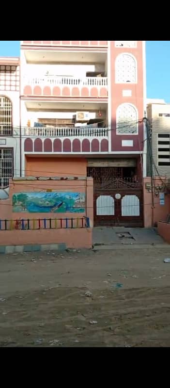 SECTOR-10 BEAUTIFUL GROUND PLUS TWO LORD SHADING FREE AREA HUB SWEET WATER AVAILABLE NORTH KARACHI