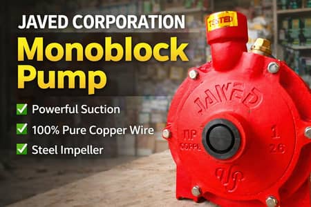 1HP 2HP Monoblock Water Suction Pump , Mono Block Pump