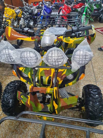 brand new 124cc jeep Revers gear atv 4 wheels delivery all Pakistan