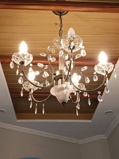 3 piece crystal chandelier set