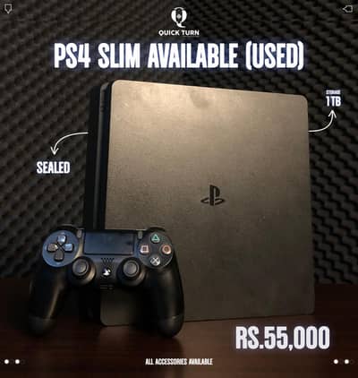 PS4 Slim 1 TB Available