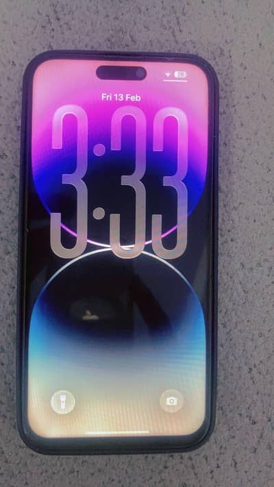 iPHoNE 14 PrO Max Jv 128 GB DeeP PUrPLE. oNLy PHoNE.