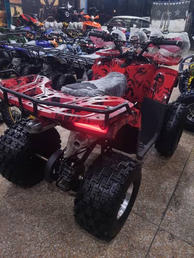 revers gear 124cc jeep Atv quad 4 wheels delivery all Pakistan