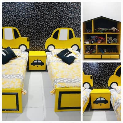 Kids Bed |Single Beds | Side Table | Complete Set | Mattress | Bed Set