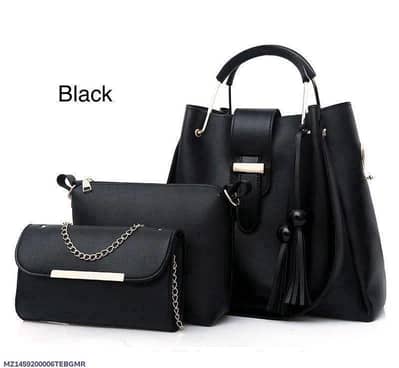 ladies hand bag 3 PCs set