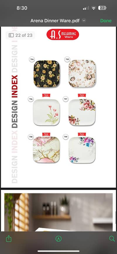 Arana Dinner Set – Double Glaze – Rs 21,500