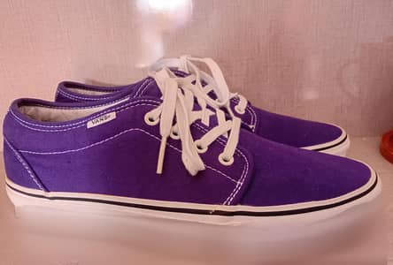 Original Vans Shoes (Imported from USA) – Purple Canvas,Size 10-11
