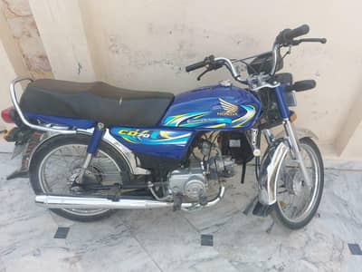 honda cd 70 with double samaan