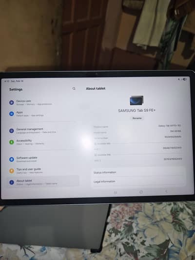 SAMSUNG TAB S9 FE PLUS WIFI+5G