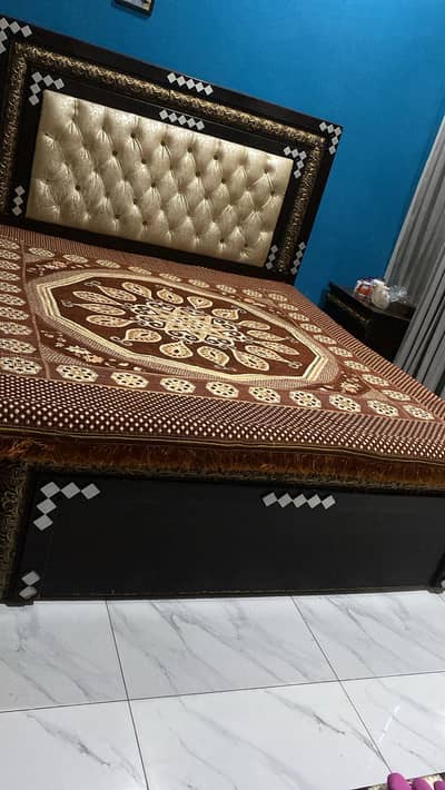 Duble Beds With Mattress For Sale Side Tables