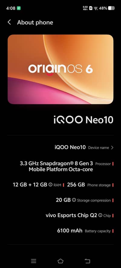 iQOO Neo 10