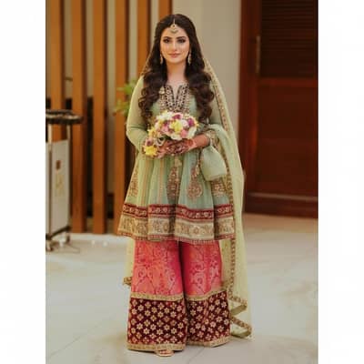Maria B bridals, Shirt + trousers + dupatta + pouch, ‼URGENT SALE‼