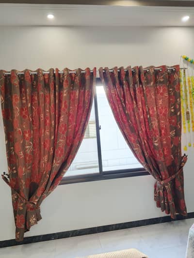 4 Piece set of Curtains for sale!