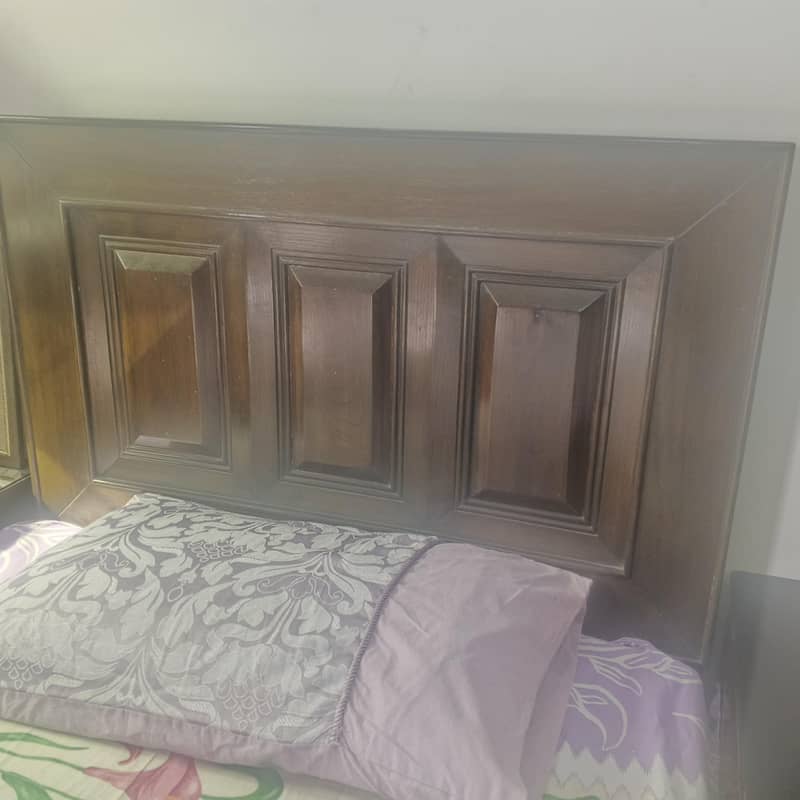 single beds n side table 2