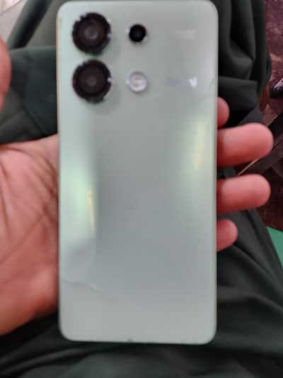 Redmi Note 13 PTA official 8+4/256 only mobile glass crack baqi all ok