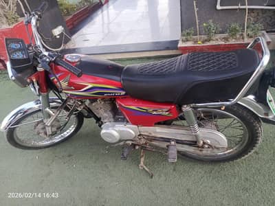 honda 125 2017 model emergency sale