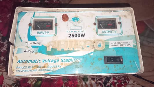 Philco stablizar 2500w