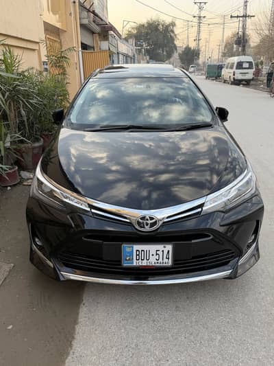 Toyota Altis Grande 2024 black room