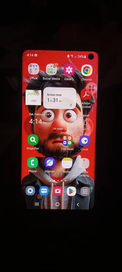 samsung s10 8/128 4g snapdragon processor 7/10
