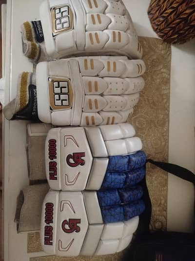 2 pair of batting gloves Ca Ss contact number 03099801229 WhatsApp