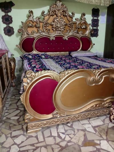 Complete Furniture Set For Sale (Bed + Sofa 3 2 1 + Tables + Dressing)